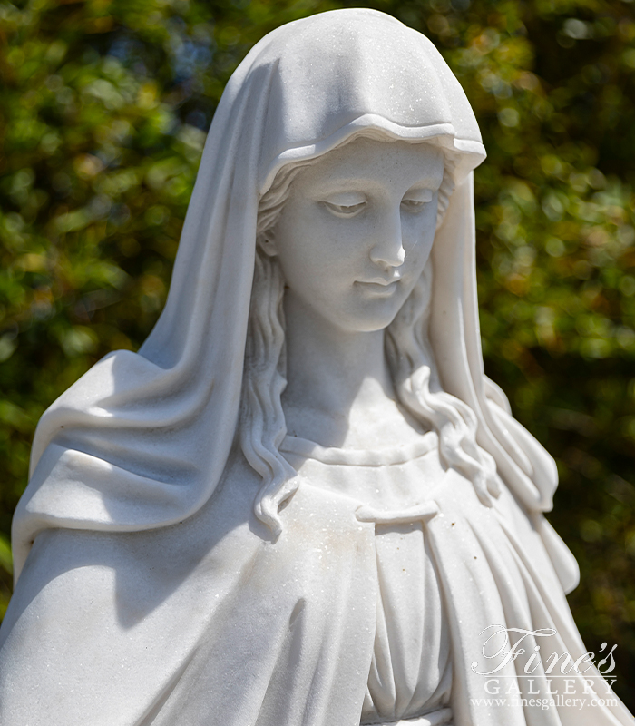 Search Result For Marble Statues  - Marble Immaculate Conception Statue - MS-995